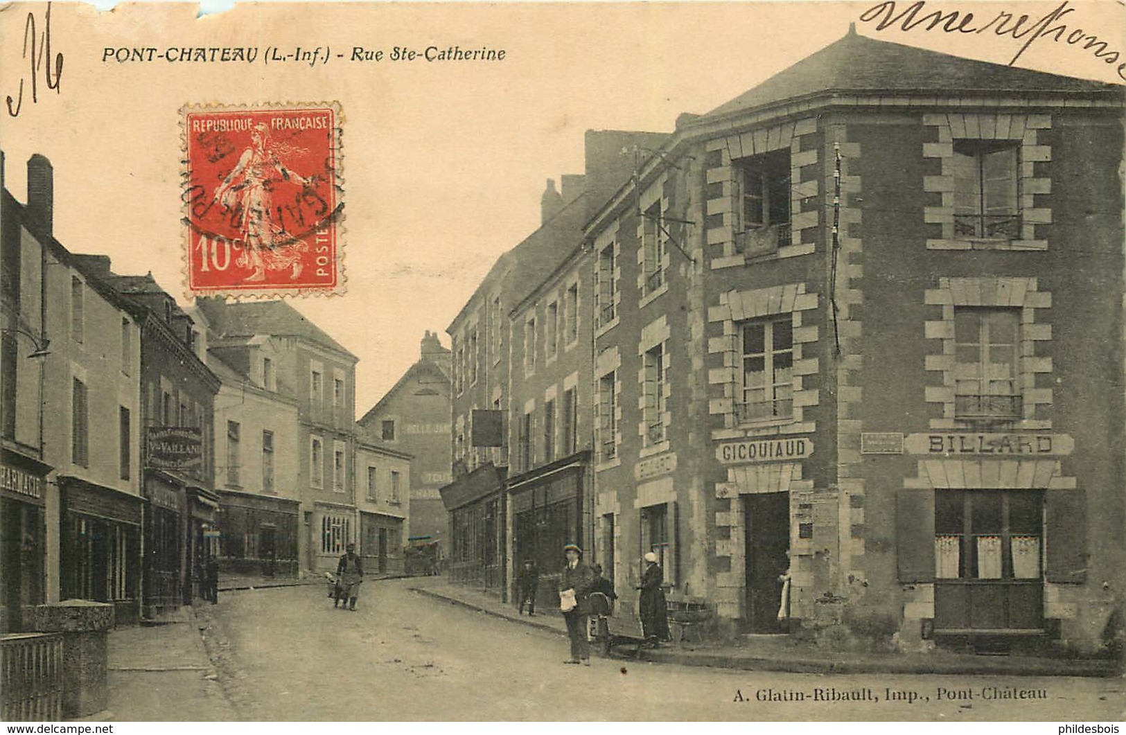 LOIRE ATLANTIQUE  PONTCHATEAU   Rue Sainte Catherine - Pontchâteau