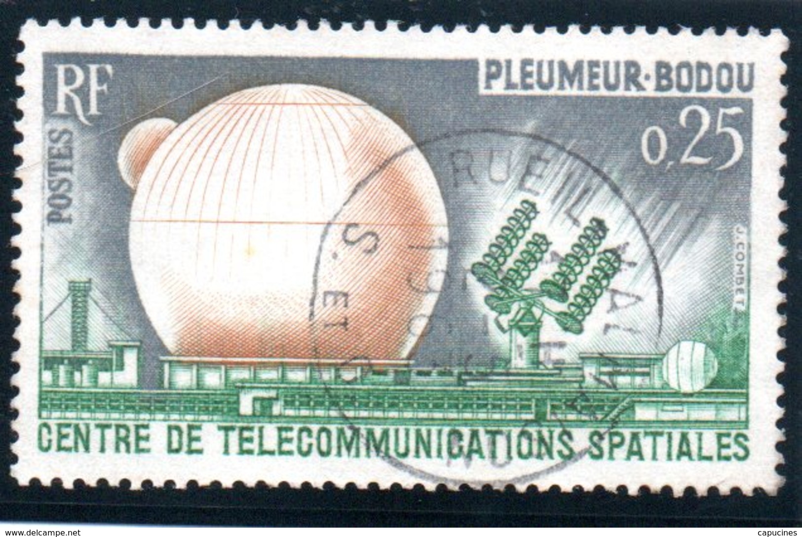 SCIENCES ET TECHNIQUES - 25c  "Centre De Pleumeur-Bodou"  N° 1360 Obl. - Used Stamps