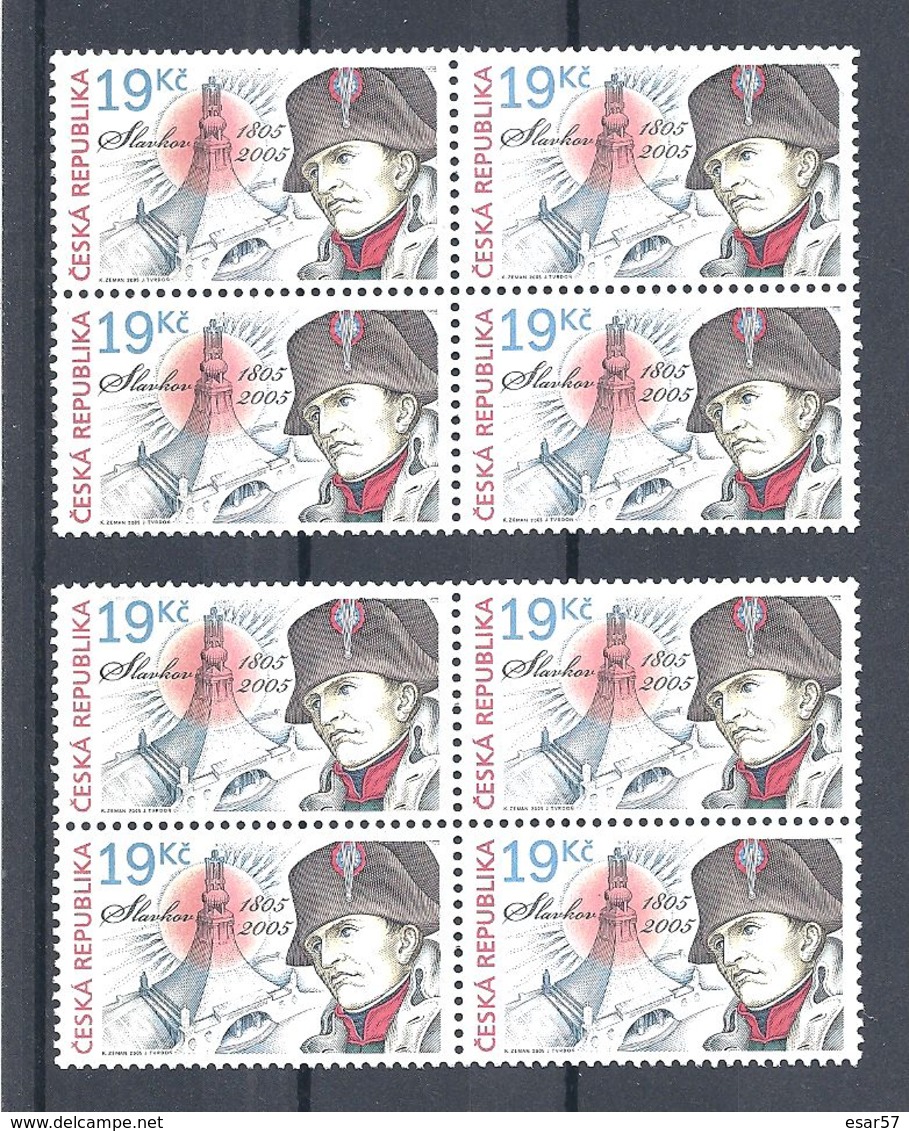 2005 CZECH REP.BATTLE AUSTERLITZ- Napoleon 8V MNH ** - Neufs