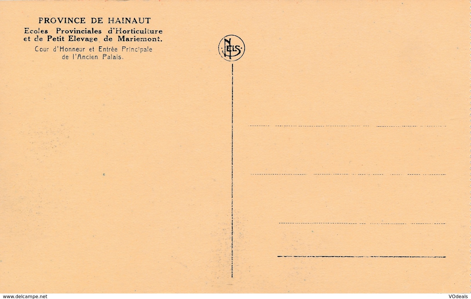 CPA - Belgique - Mariemont - Ecoles Provonciales D'Horticulture Et De Petit Elevage - Morlanwelz