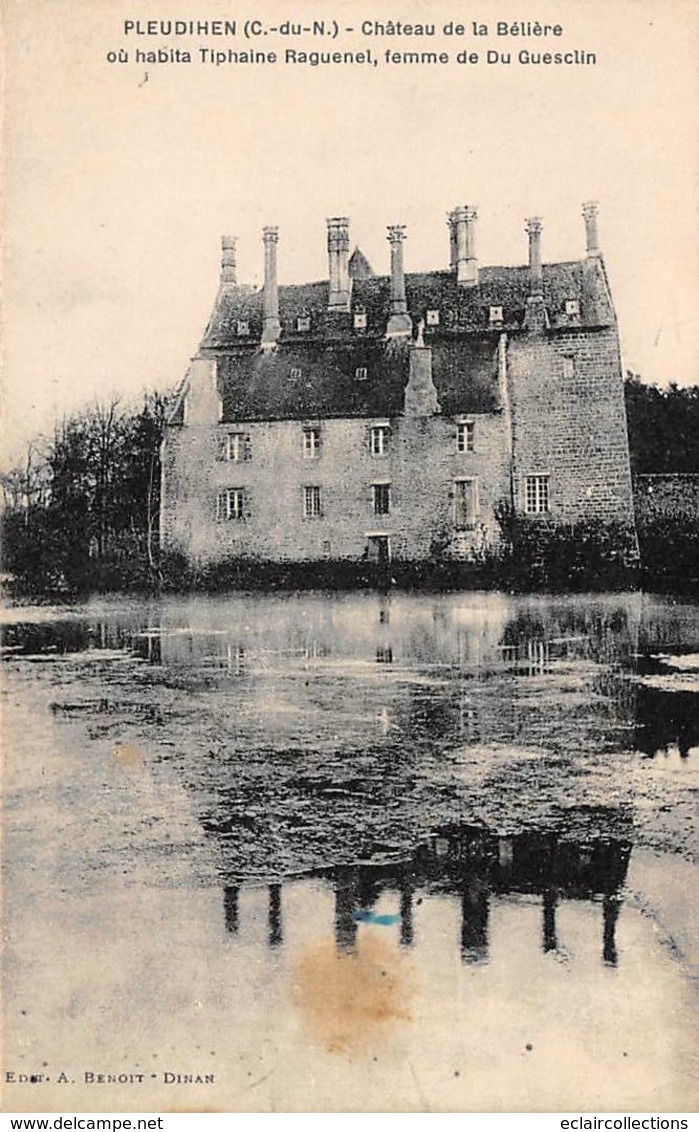 Pleudihen        22       Château De La Bélière Ou Habitait La Femme  De Duguesclin      (voir Scan) - Pléneuf-Val-André