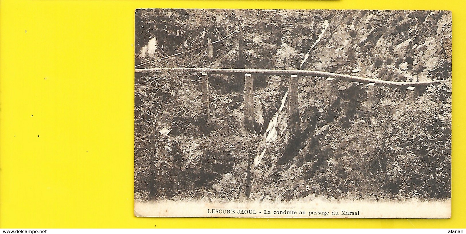 LESCURE JAOUL Rare La Conduite Au Passage De Marsal (Colomb) Aveyron (12) - Autres & Non Classés