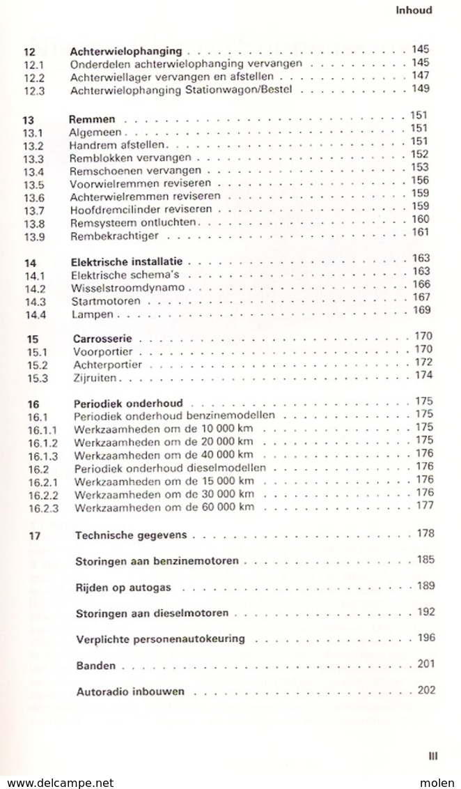 VRAAGBAAK NISSAN CHERRY / SUNNY Modellen 1982-1986 Handleiding Onderhoud & Afstelgegevens ©1985 202blz OLVING AUTO Z938 - Voitures