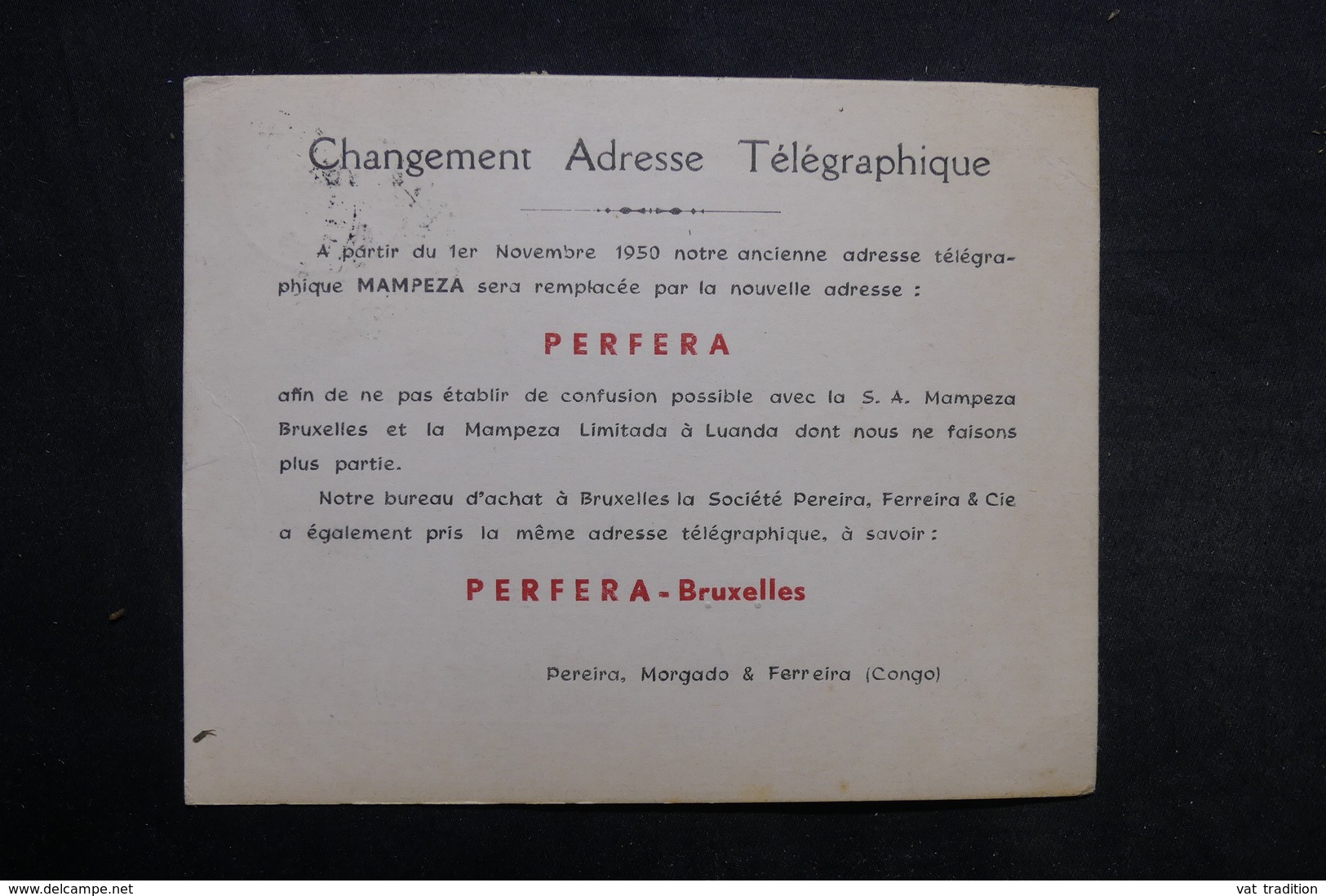 CONGO BELGE - Carte Commerciale En 1950 De Léopoldville Pour La France , Affranchissement Plaisant - L 33385 - Covers & Documents