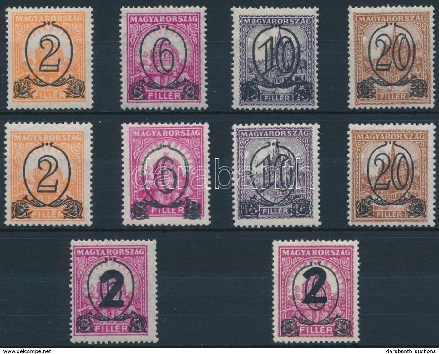 ** 1931-1932 Kisegítő 501-504 A+B + 518 + 519 (61.800) - Altri & Non Classificati