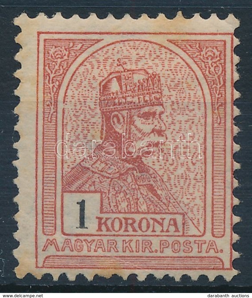 * 1904 Turul 1K (50.000) (rozsdafoltok, Ránc) - Autres & Non Classés