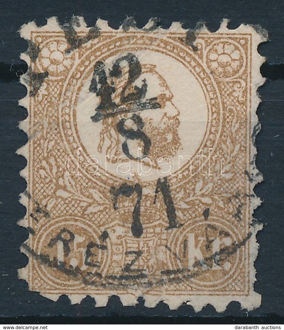 O 1871 Kőnyomat 15kr  II. Típus, Bal Alsó Sarok Hibás 'PE(ST) / TERÉZVÁR(OS)' - Altri & Non Classificati