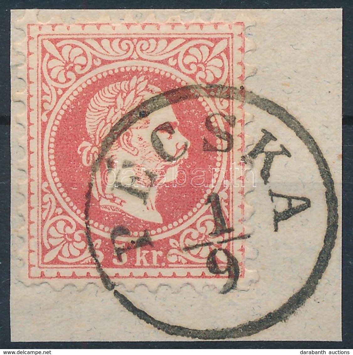 1867 5kr 'PÉCSKA' Luxus Bélyegzés - Altri & Non Classificati