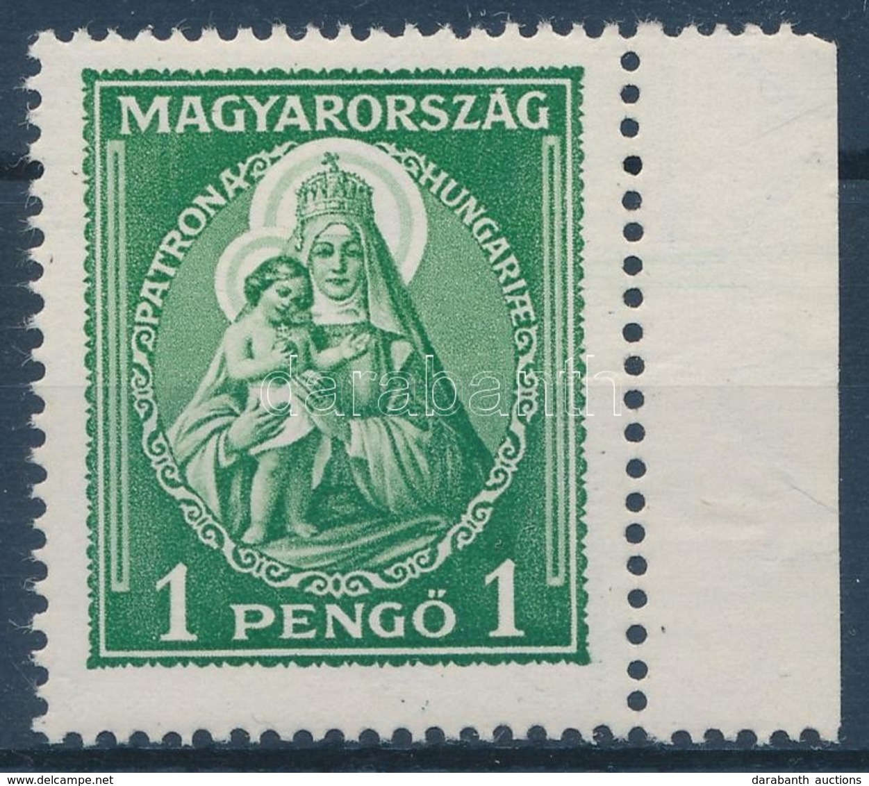 ** 1932 Nagy Madonna 1P Szép ívszéli (12.500) - Altri & Non Classificati