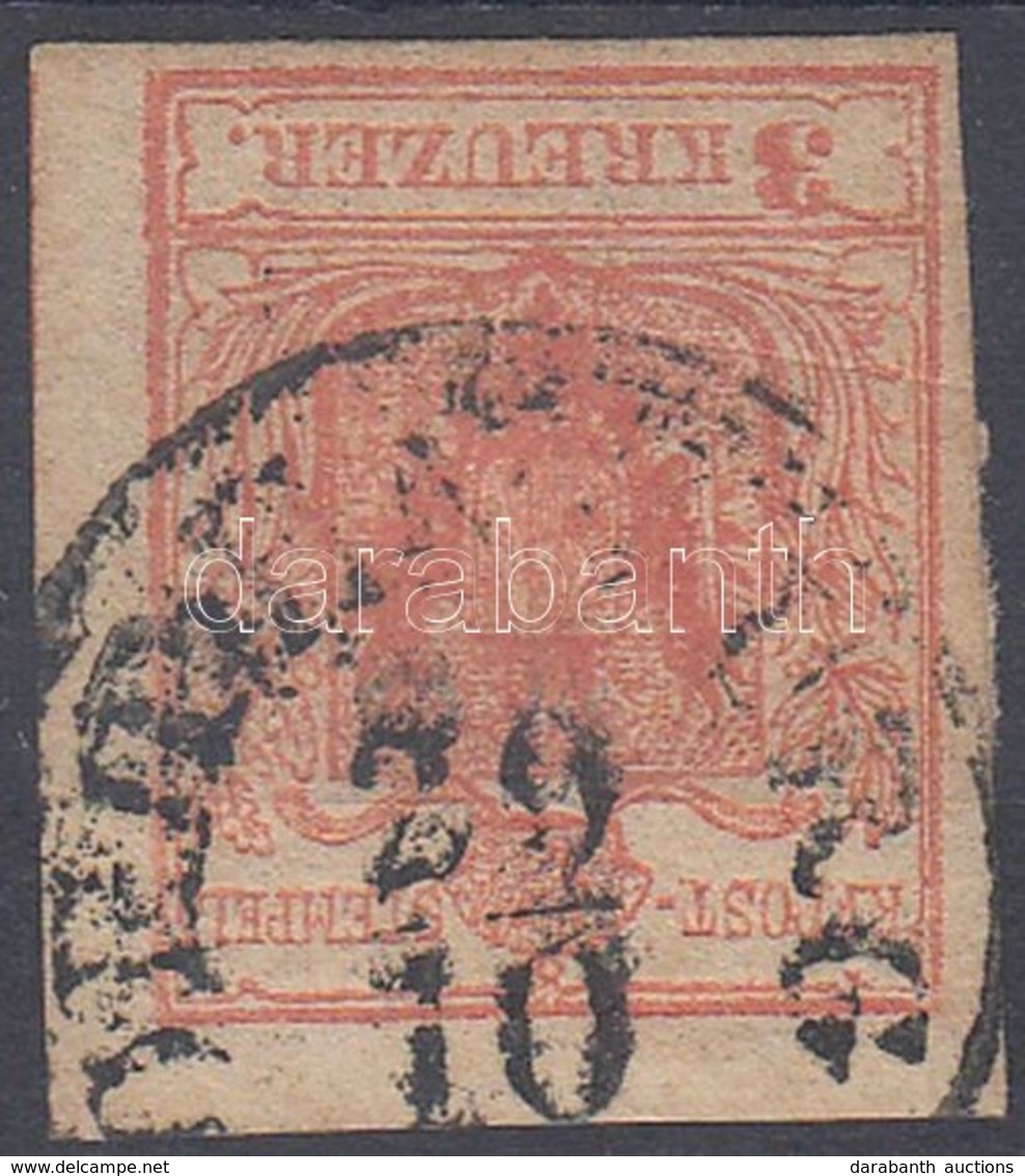 O 1850 3kr HP Ib Különleges Foltformával (MBK 63.old) 'OEDENBURG' - Altri & Non Classificati