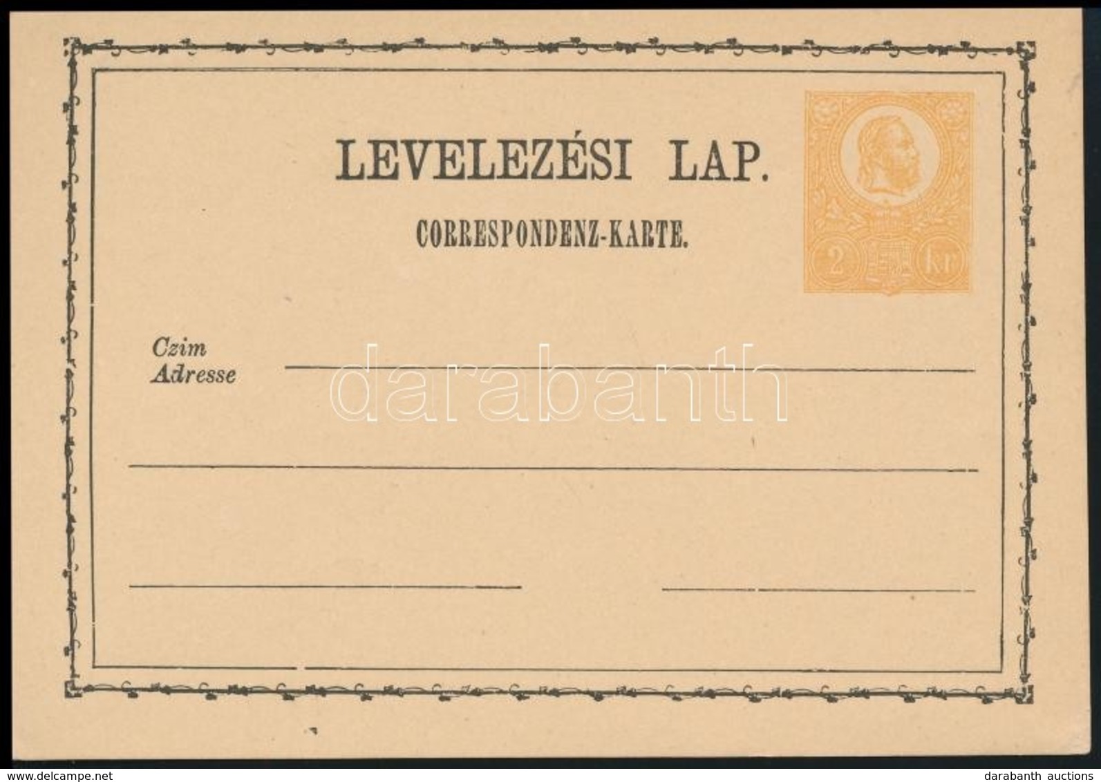 1878 Használatlan újnyomat Levelezőlap / Reprint Card - Altri & Non Classificati