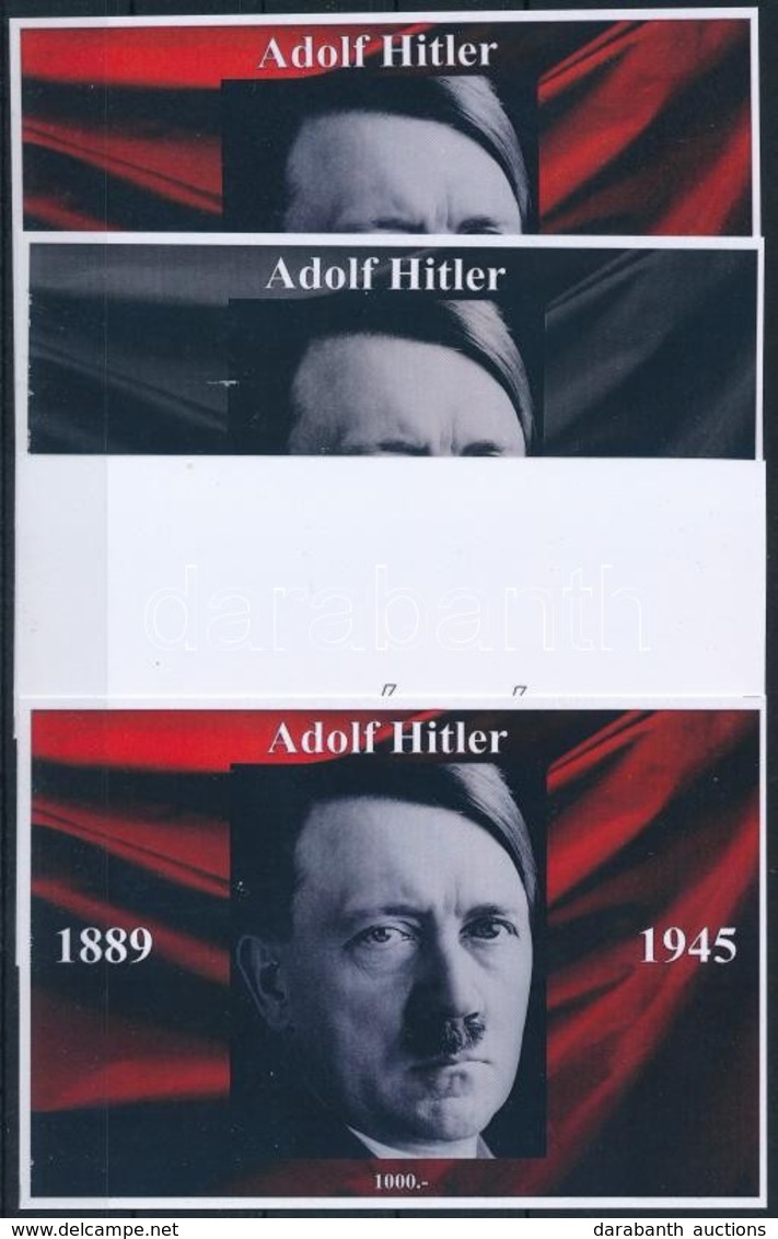 ** 2017 Hitler 4 Db-os Emlékív Garnitúra (28.000) - Altri & Non Classificati