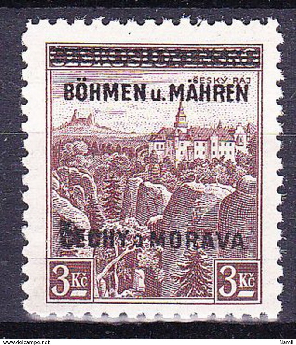 Boheme Et Moravie 1939 Mi 16  (Yv 16), (MNH)** - Unused Stamps