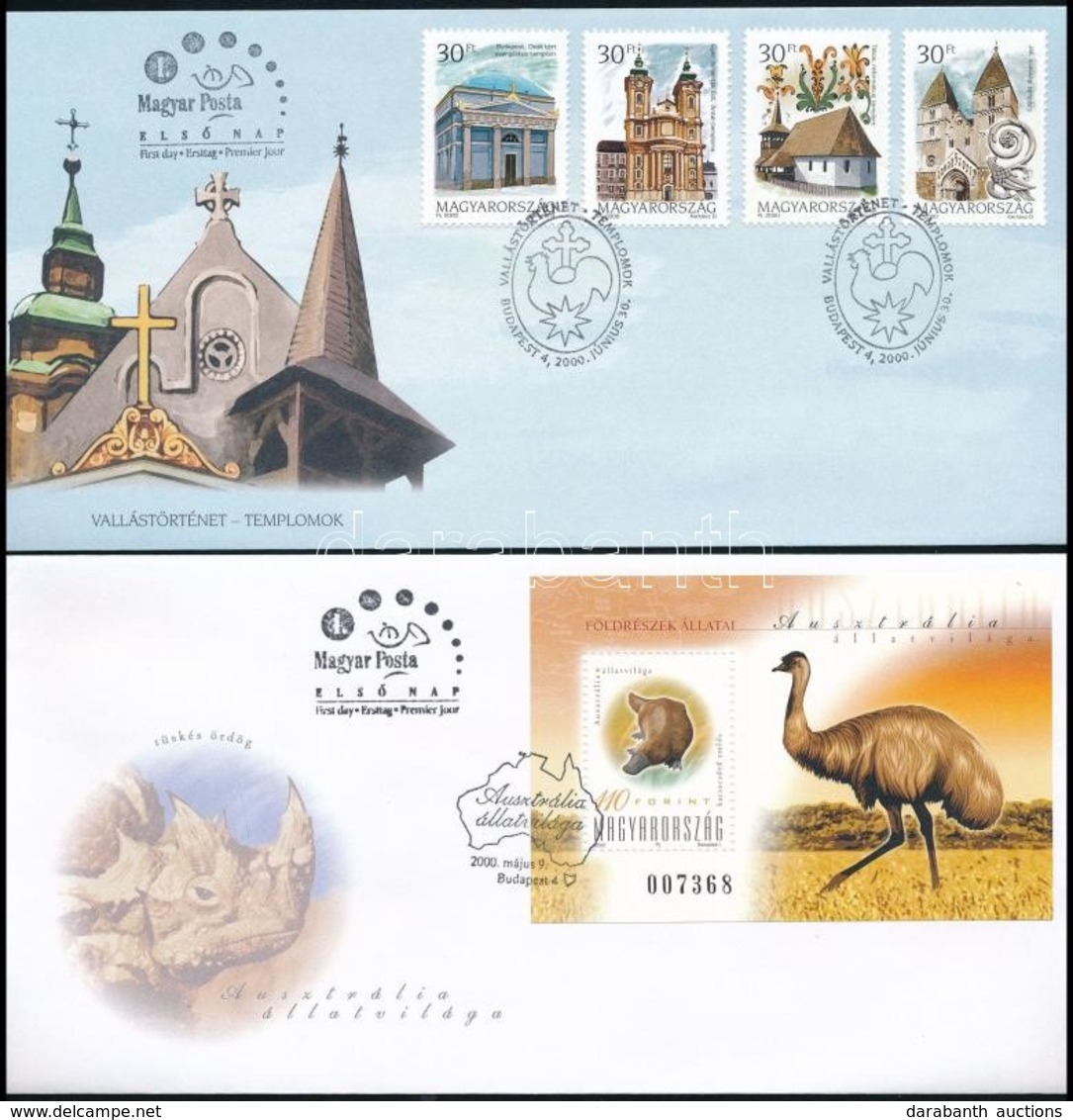 2000-2001 59 Db FDC (51.650) (Névérték 13.000) - Altri & Non Classificati