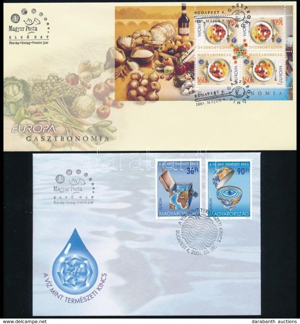 1991-2007 Europa CEPT Kiadások FDC-n, Némelyik Többször (43.700) (Névérték 8000) - Altri & Non Classificati