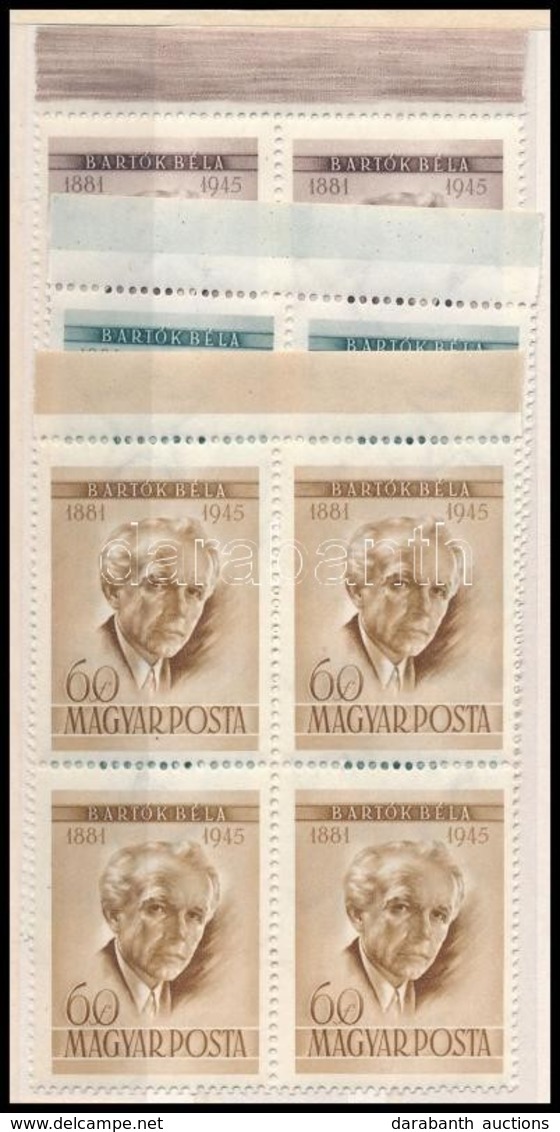 ** 1955-1957 Bartók Sor 4-es Tömbökben + Postáskórház Sor - Altri & Non Classificati