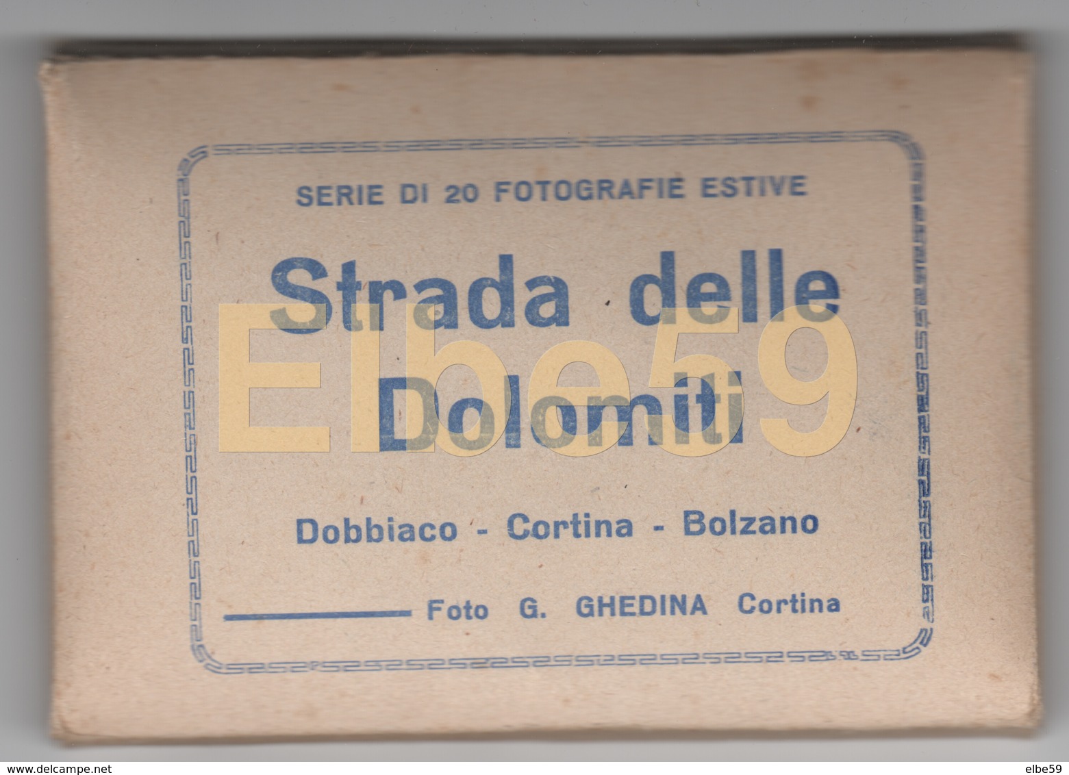 Strada Delle Dolomiti, Dobbiaco, Cortina, Bolzano Carnet, Serie Di 20 (ne Restano 19) Fotografie Estive - Otros & Sin Clasificación