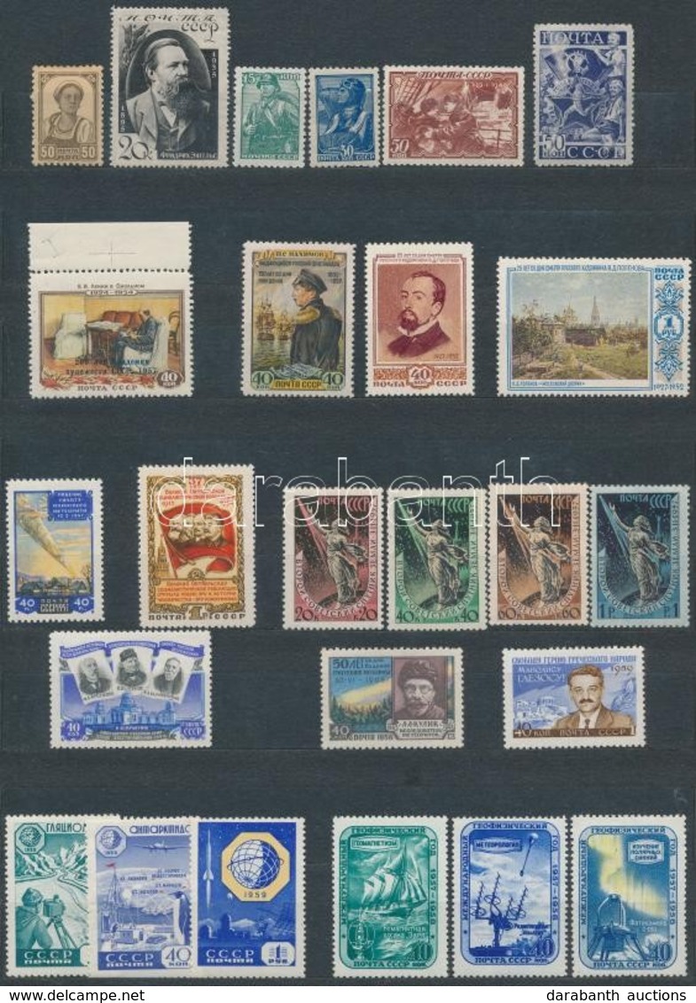 ** Szovjetunió 1929-1959 26 Db Bélyeg A/4 Berakólapon (Mi EUR 136.-) - Altri & Non Classificati