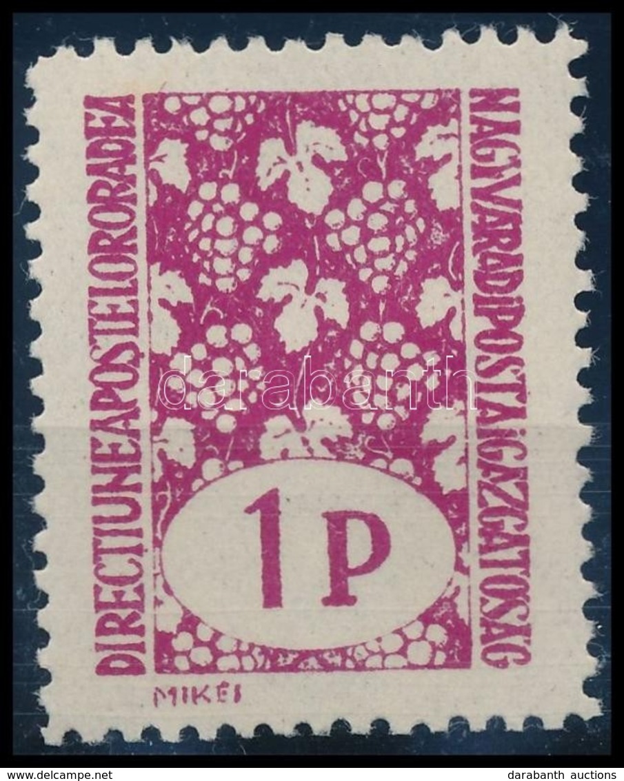 ** Nagyvárad II. 1945 1P Fehér Papíron, Garancia Nélkül - Altri & Non Classificati