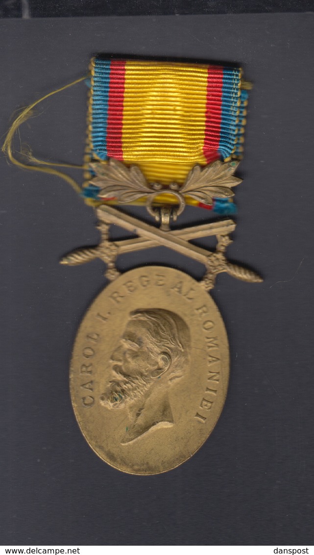 Romania Medal Carol I Barbatie Si Credinta - Royaux / De Noblesse
