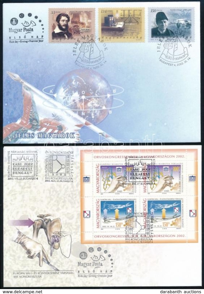 2002 16 Db FDC (12.350) (Névérték 4300) - Altri & Non Classificati