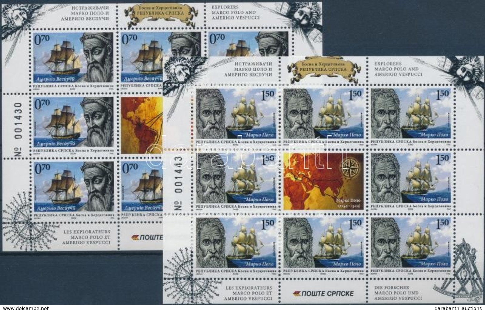 ** 2009 Hajósok Kisív Sor Mi 452-453 - Altri & Non Classificati