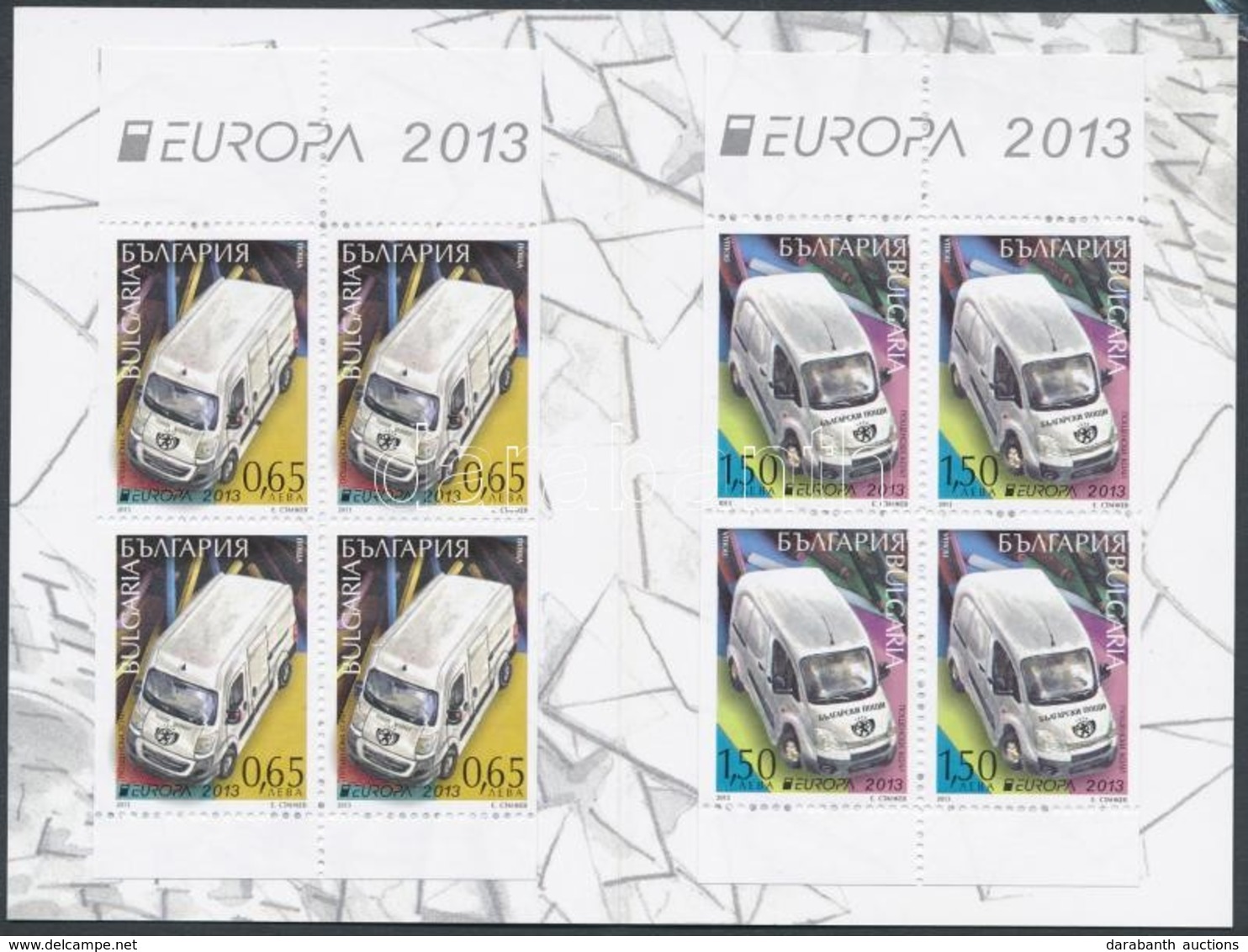 ** 2013 Europa CEPT Postai Járművek Bélyegfüzet Mi MH 12 - Altri & Non Classificati