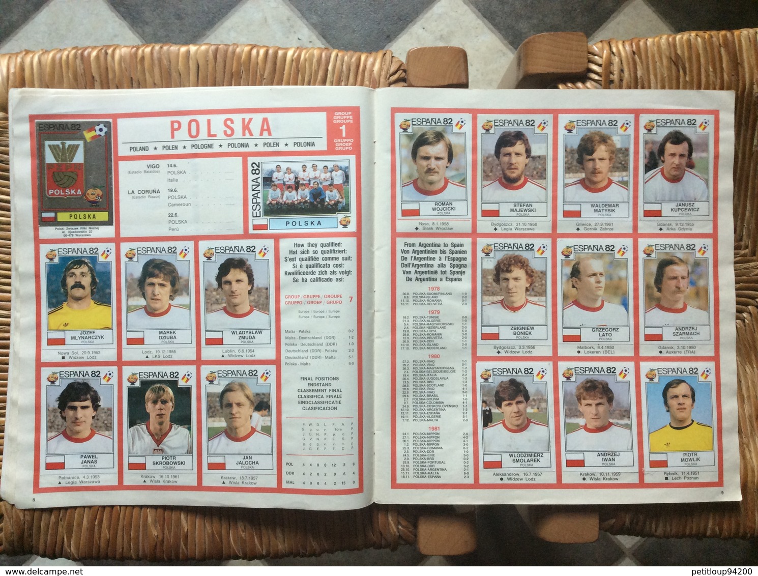 ALBUM PANINI  Espana 82  WORLD CUP