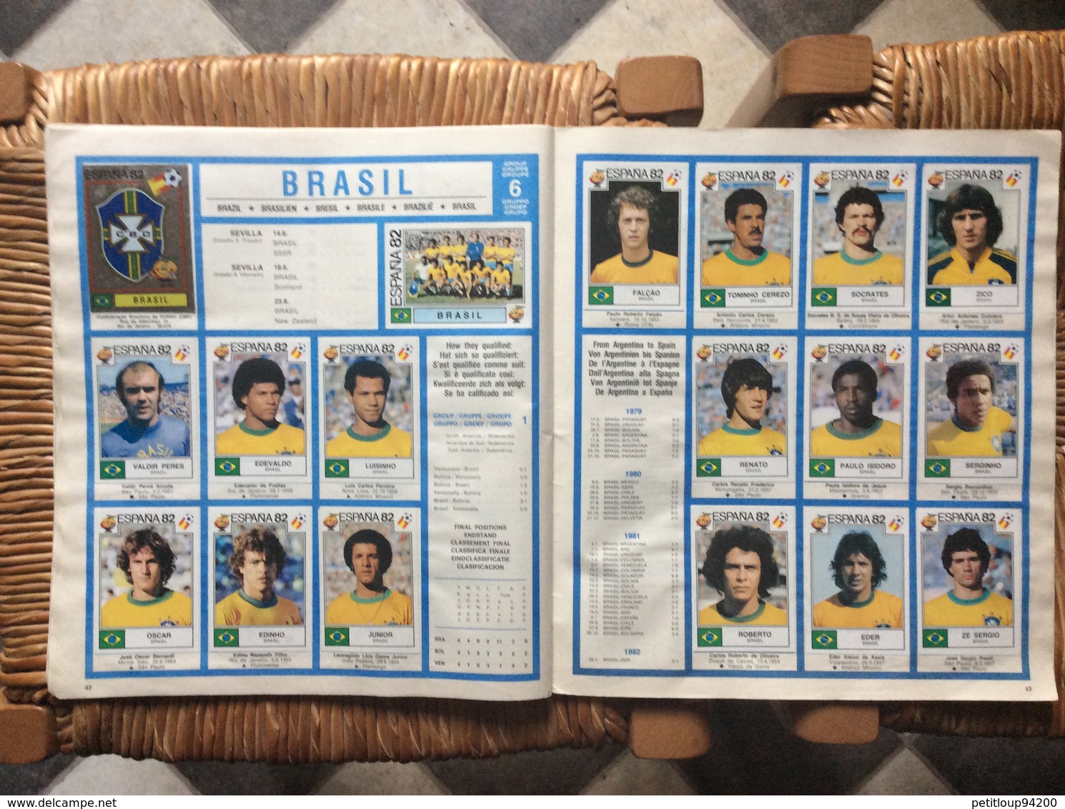 ALBUM PANINI  Espana 82  WORLD CUP