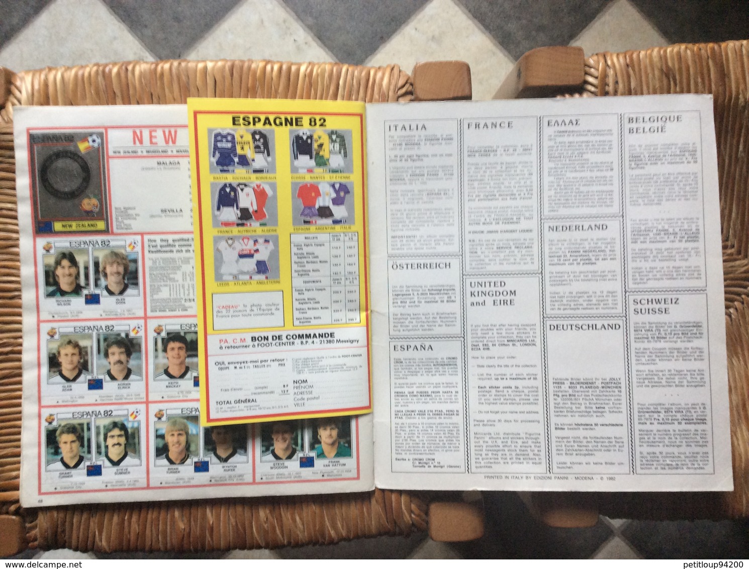 ALBUM PANINI  Espana 82  WORLD CUP