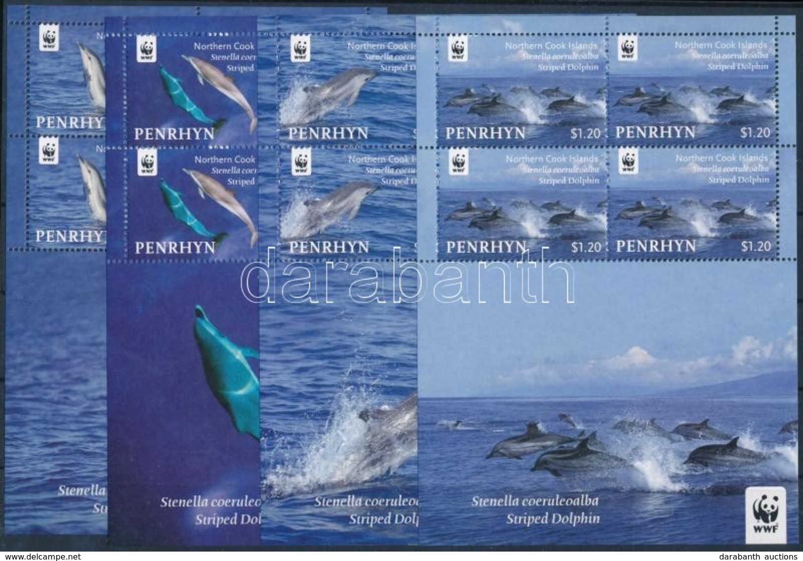 ** 2010 WWF: Delfin Kisívsor Mi 615-618 - Sonstige & Ohne Zuordnung