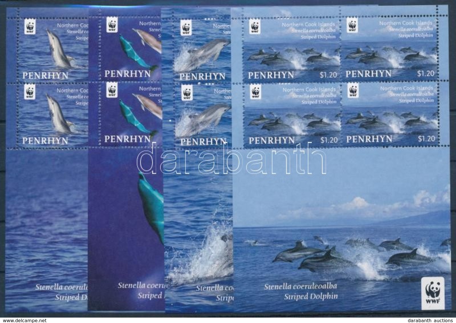 ** 2010 WWF: Delfin Kisívsor Mi 615-618 - Altri & Non Classificati