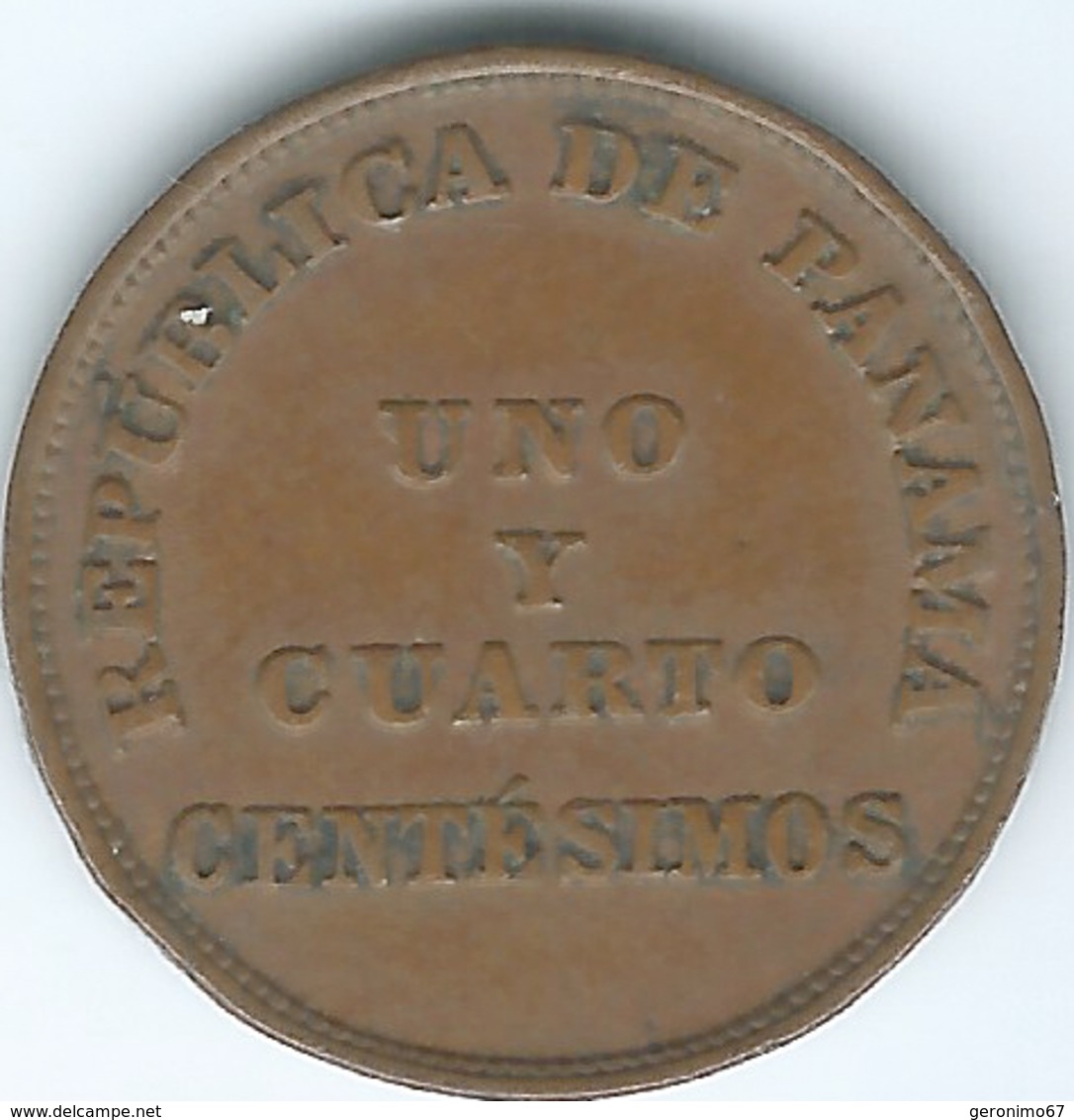 Panama - 1¼ Centésimos - 1940 - KM15 - Panama
