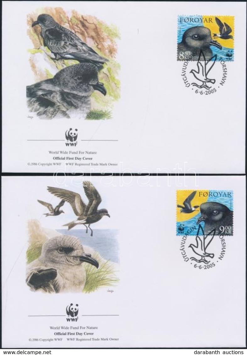 2005 WWF: Viharmadarak Sor Mi 530-533 4 Db FDC-n - Altri & Non Classificati