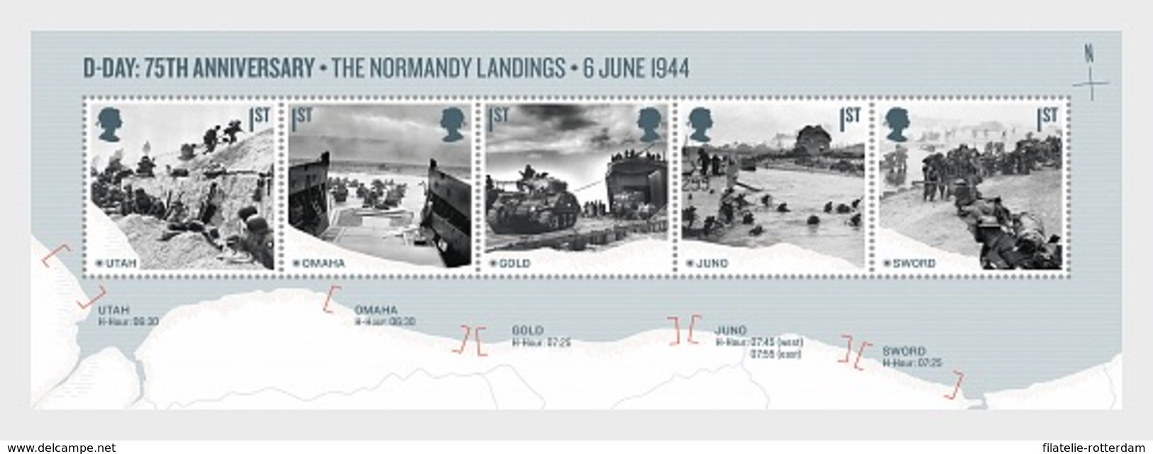 Groot-Brittannië / Great Britain - MNH / Postfris - Sheet D-Day 2019 - Ungebraucht