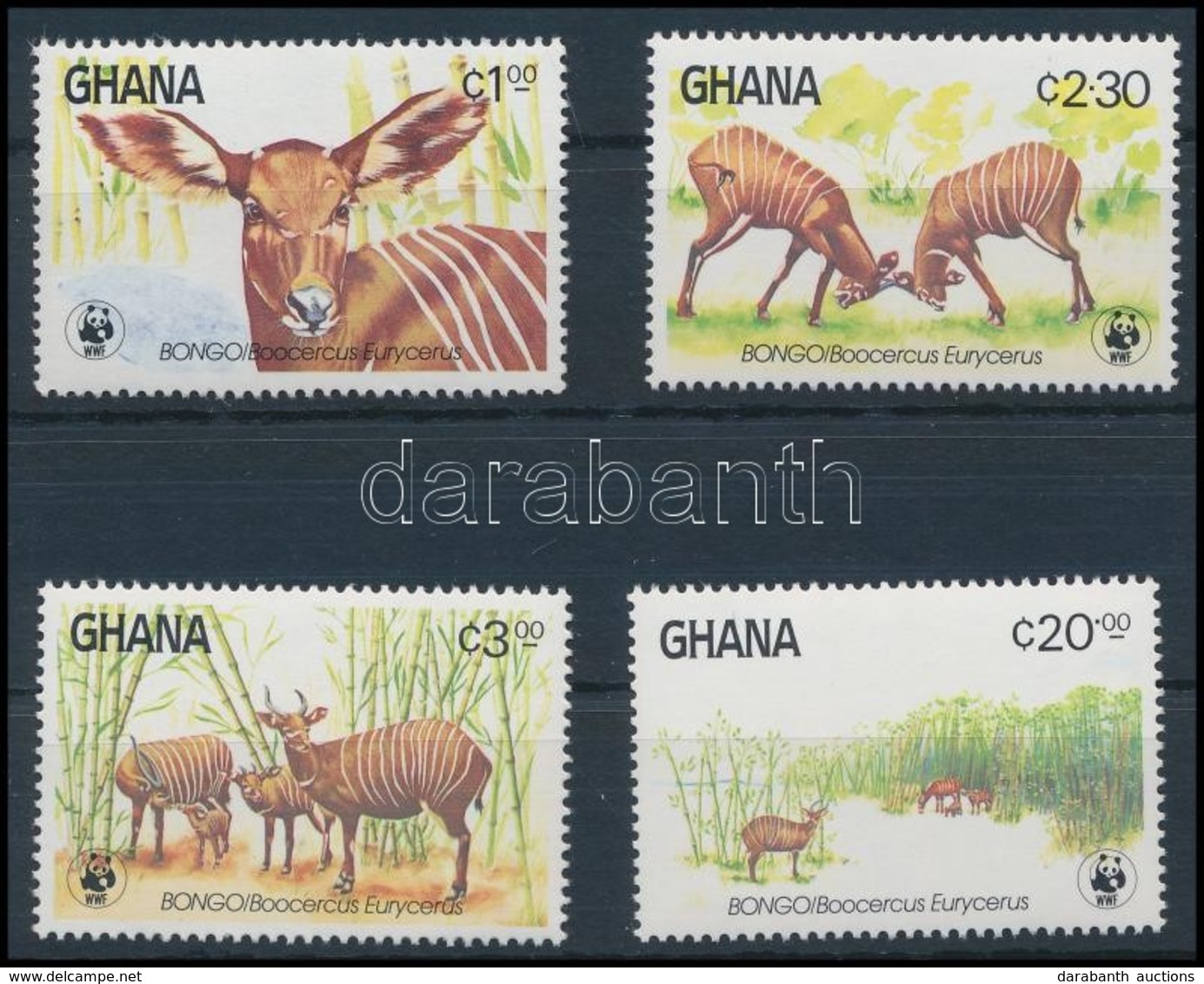 ** 1984 WWF Antilop Sor,
WWF Antelope Set
Mi 1060-1063 - Altri & Non Classificati