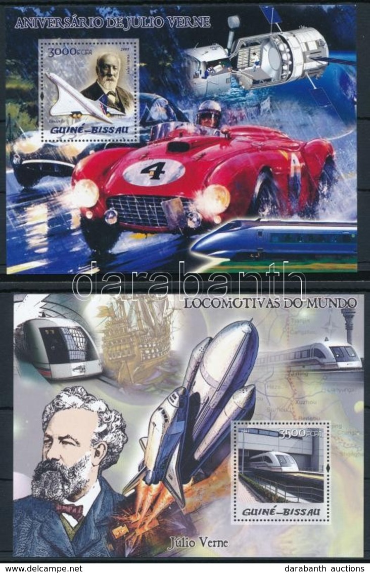 ** 2005 Jules Verne; Vonatok Blokksor Mi 505-507 (3 Db Stecklapon) - Other & Unclassified