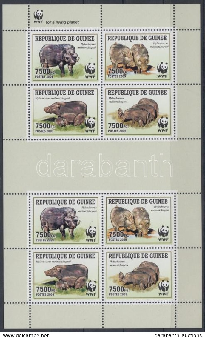 ** 2009 WWF: Óriás Erdei Disznók Kisív Mi 6714-6717 - Altri & Non Classificati