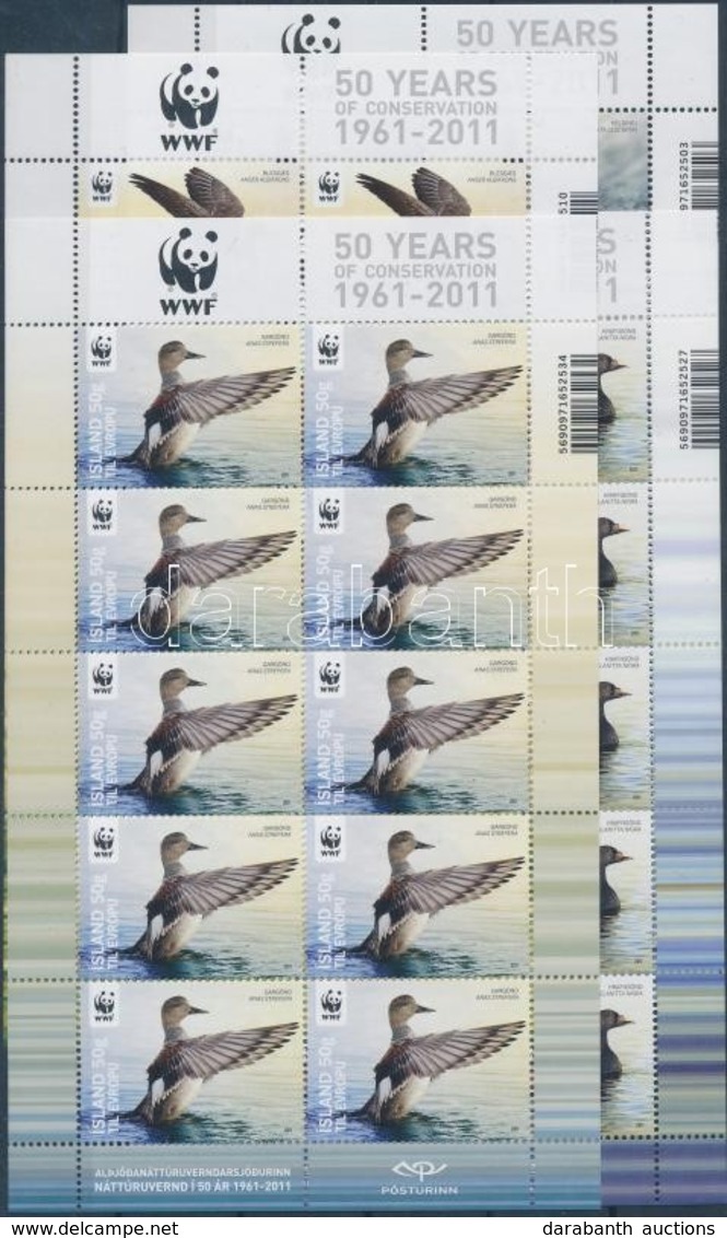 ** 2011 WWF Veszélyeztetett Madárfajták Kisívsor Mi 1298-1301 - Altri & Non Classificati