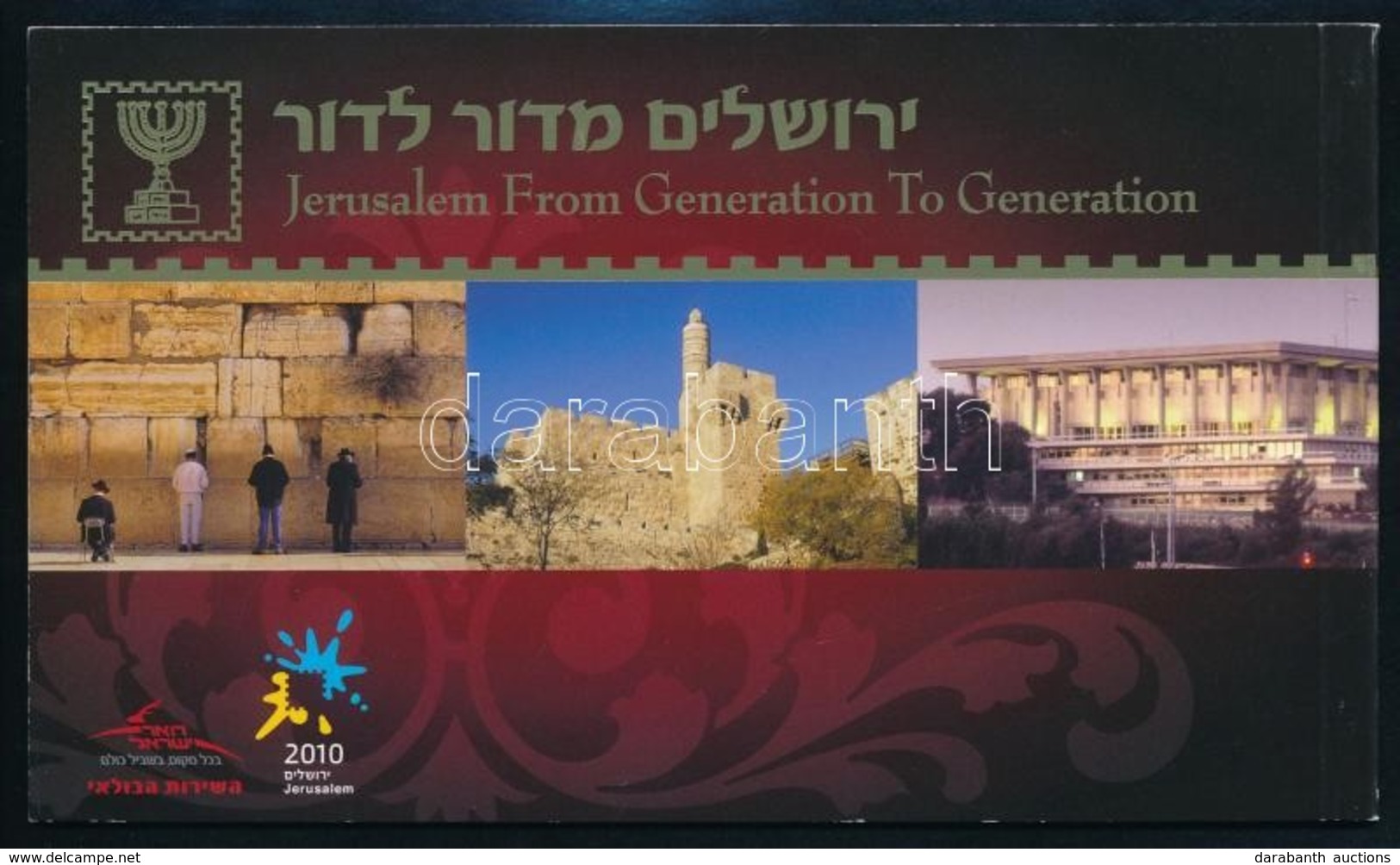 ** 2010 Jeruzsálem - Generációról Generációra Alkalmi Bélyegfüzet Kiadás - Other & Unclassified