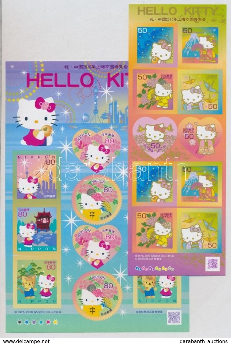 ** 2010 Hello Kitty öntapadós Kisívpár Mi 5252-5262 - Altri & Non Classificati