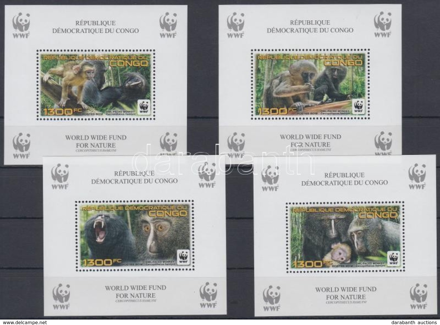 ** 2012 WWF Majmok Blokksor Mi 474-477 - Andere & Zonder Classificatie