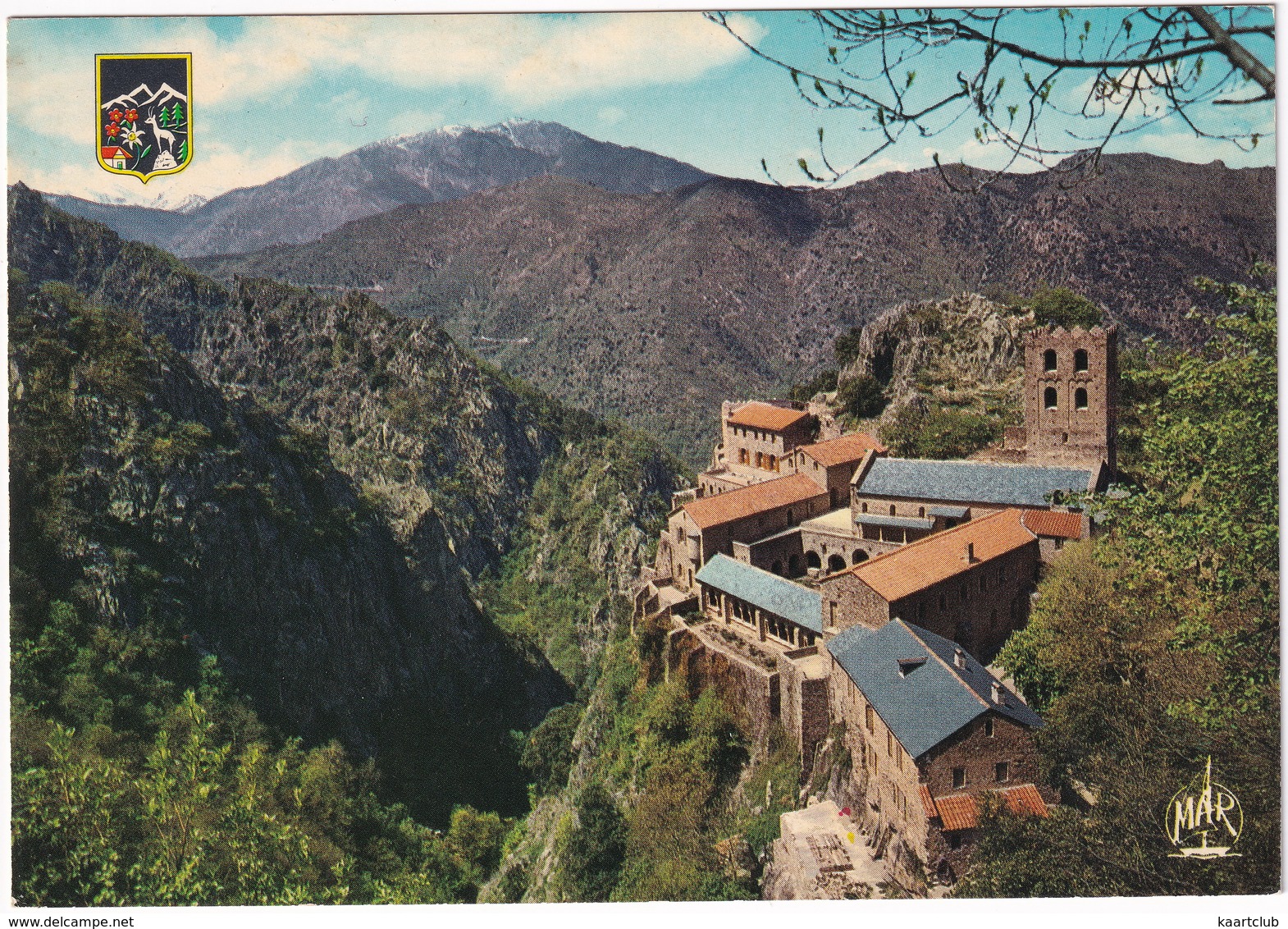 Abbaye St Martin Du Canigou (Alt. 1094 M.)  - Vue Générale  -  (Roussillon) - Roussillon