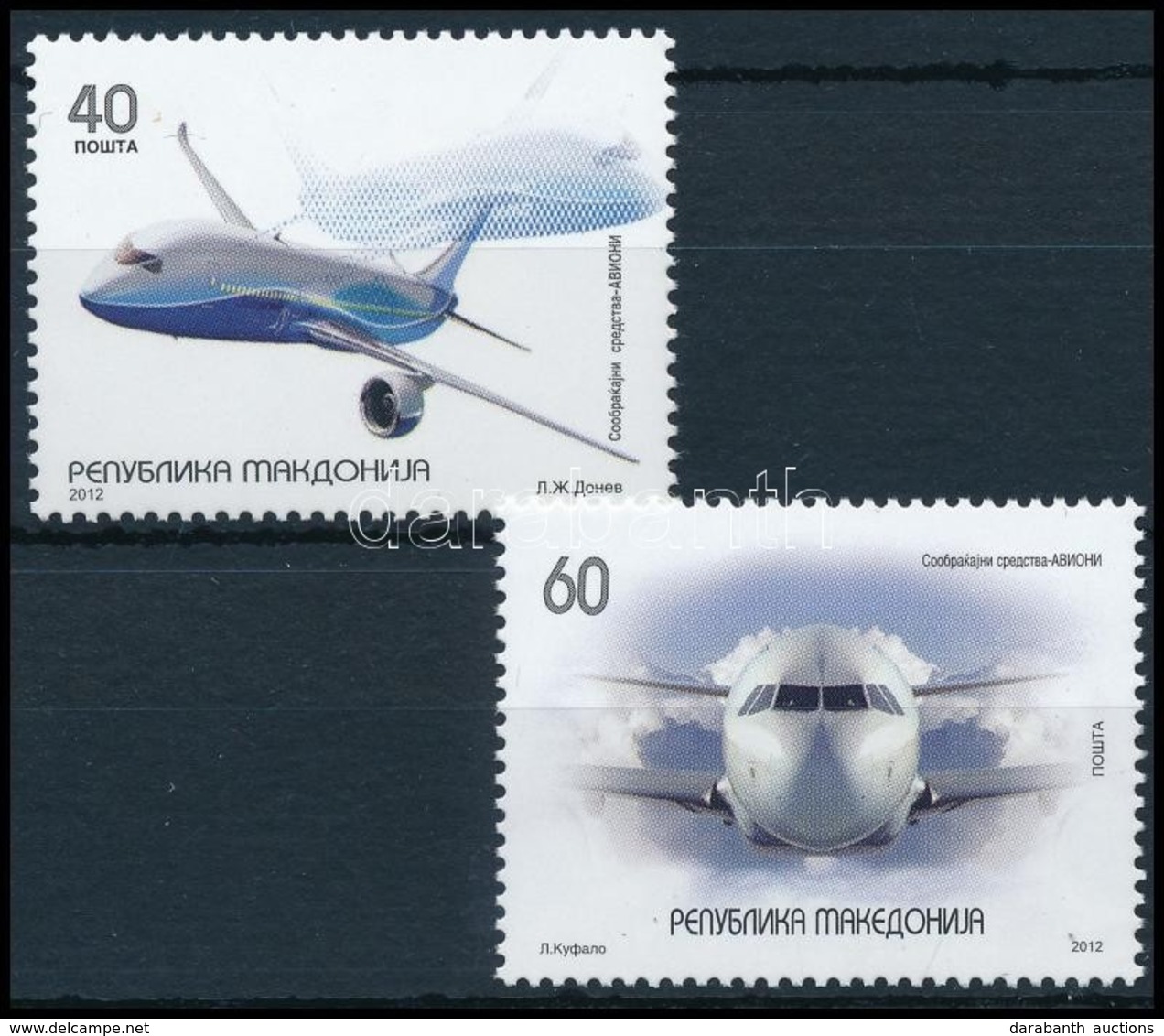 ** 2012 Repülőgép Sor,
Airplane Set
Mi 622-623 - Altri & Non Classificati