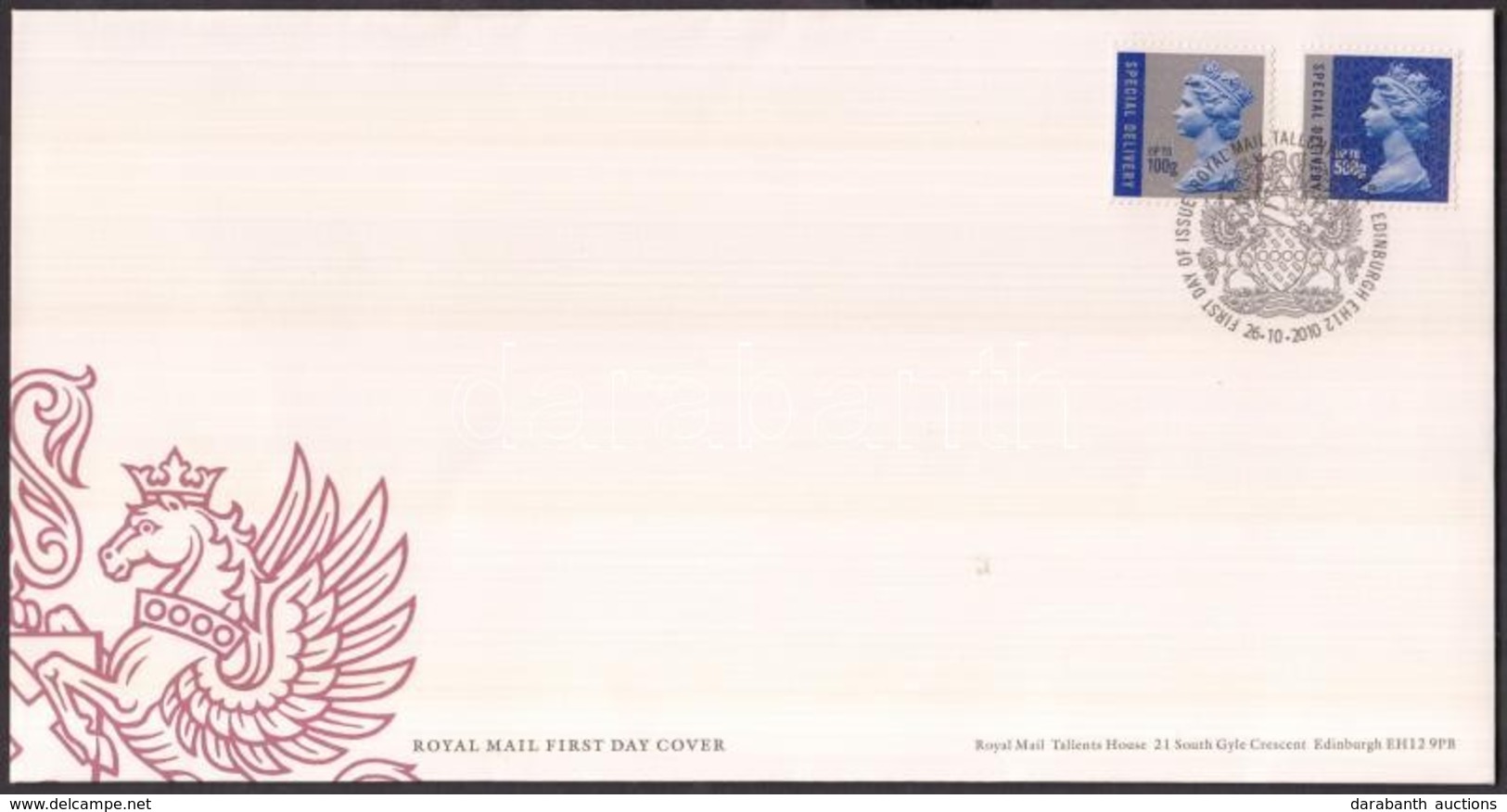 2010 II. Erzsébet: Különleges Küldemény Sor Mi 3014-3015 FDC - Altri & Non Classificati