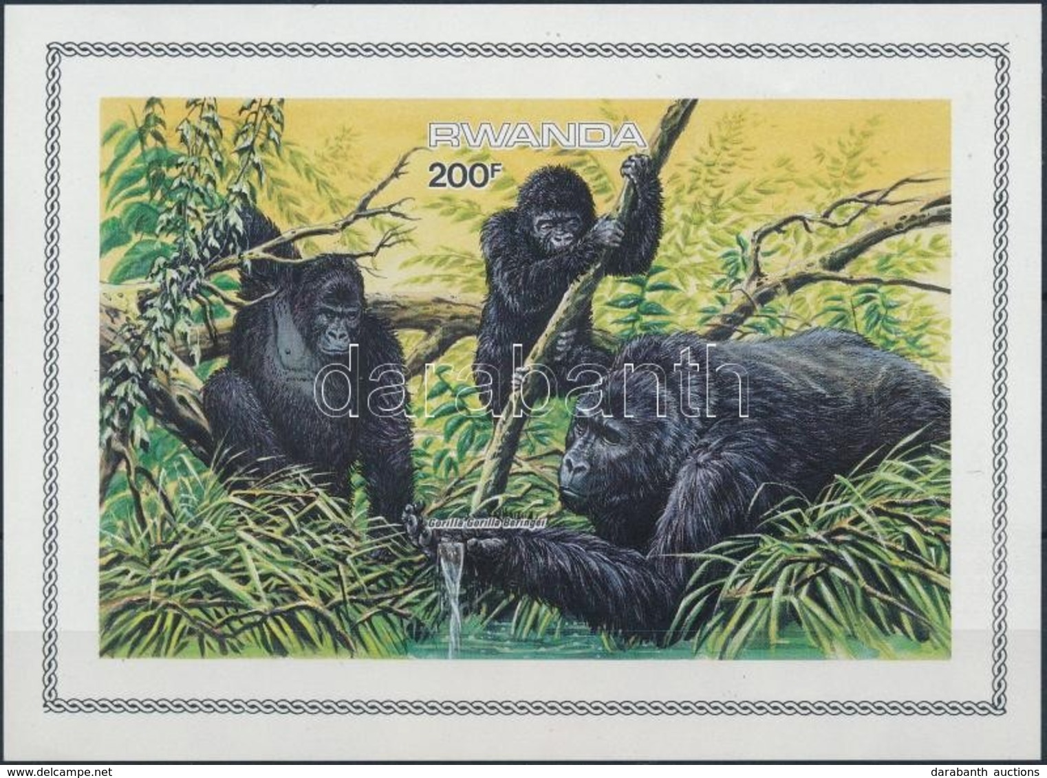 ** 2010 Gorillák Vágott Blokk Mi 103 B - Altri & Non Classificati