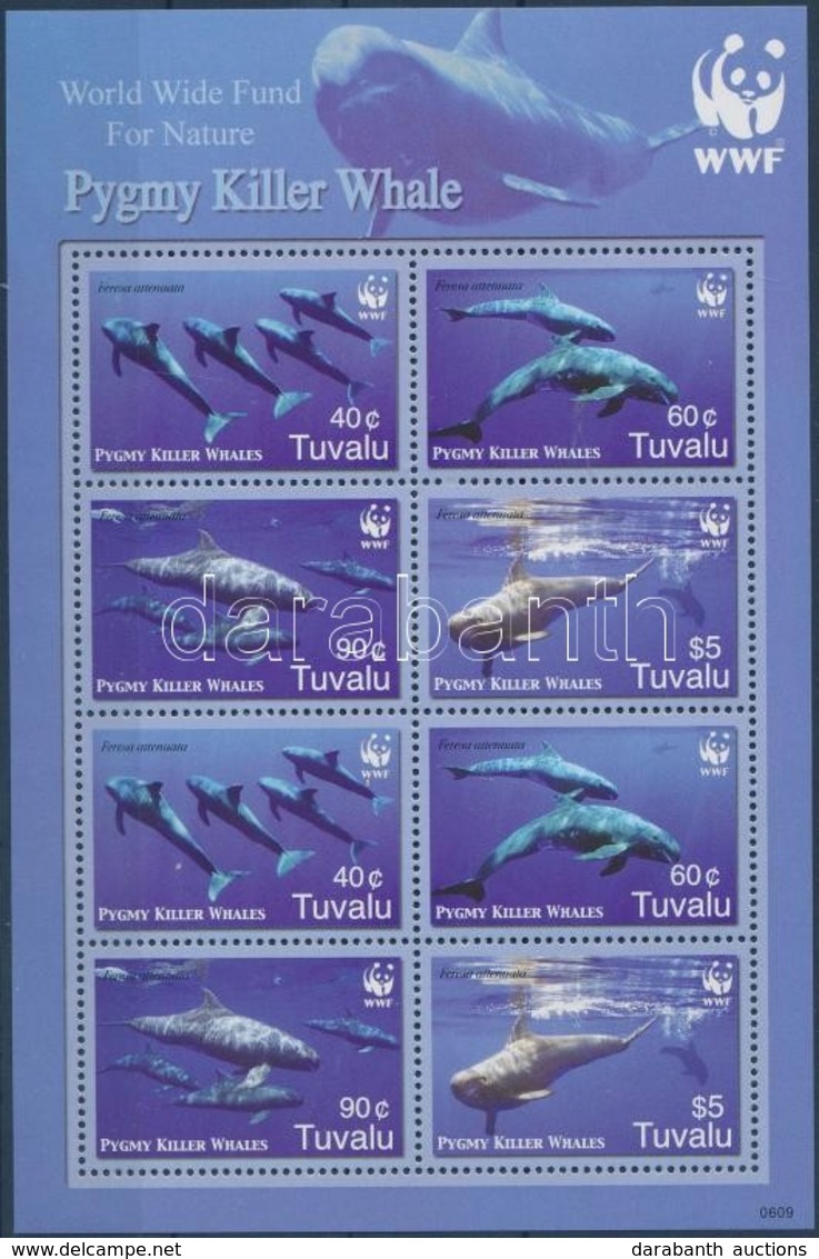 ** 2006 WWF állatok Kisív Mi 1307-1310 - Altri & Non Classificati