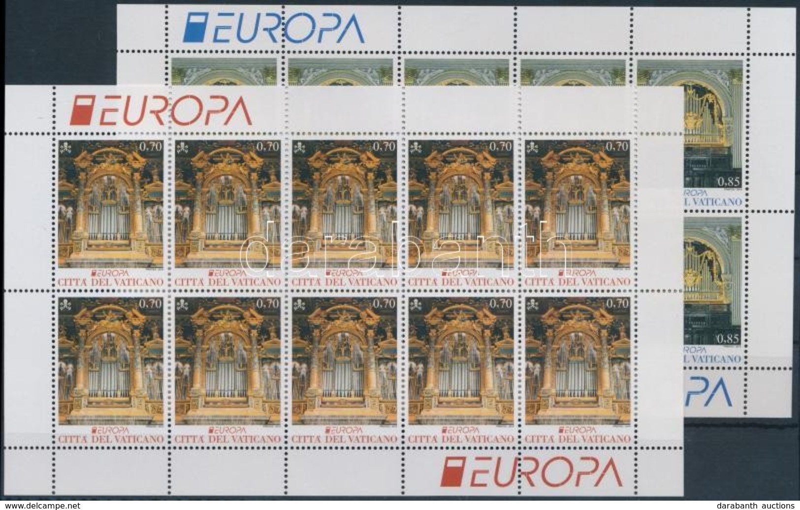 ** 2014 Europa CEPT Hangszerek Kisívpár Mi 1809-1810 - Altri & Non Classificati