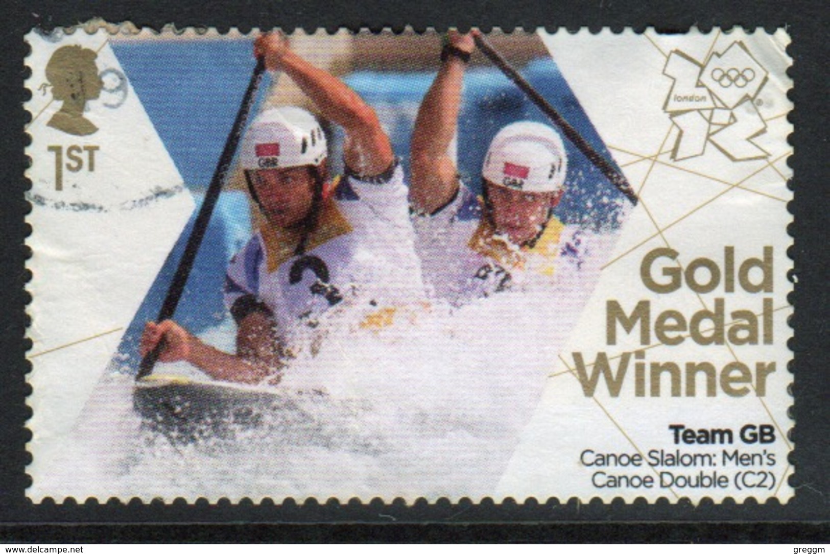 Great Britain 2012 Olympics Gold Medal Winners For Rowing Fine Used. - Used Stamps