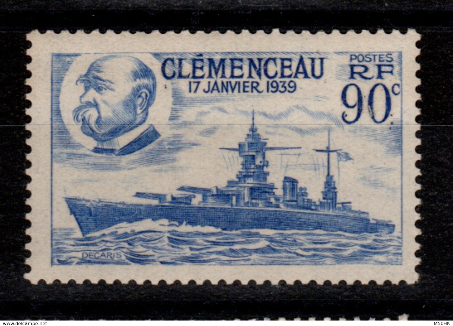 YV 425 N** Clemenceau - Unused Stamps